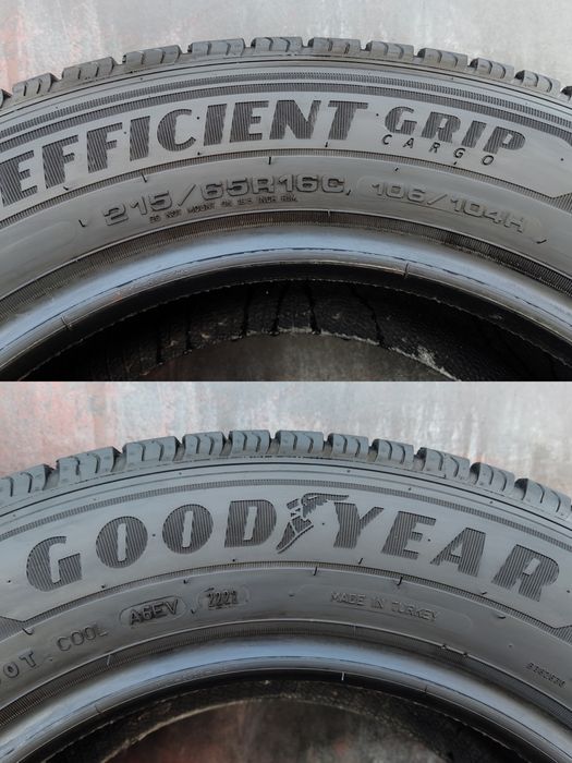 4бр. летни бусови гуми 215/65/16C GoodYear Efficient Grip Cargo
dot22