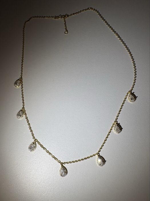 Colier Argint suflat cu Aur