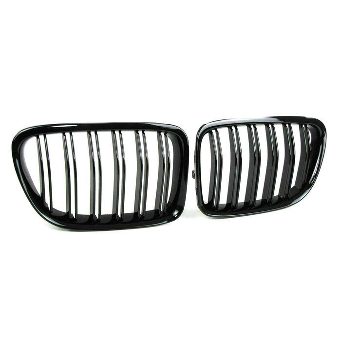 Set 2 grile duble M negru lucios BMW X1 E84 2009-2015