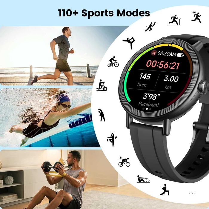 Дамска раница чанта 3в1 еко кожа + смарт часовник подарък