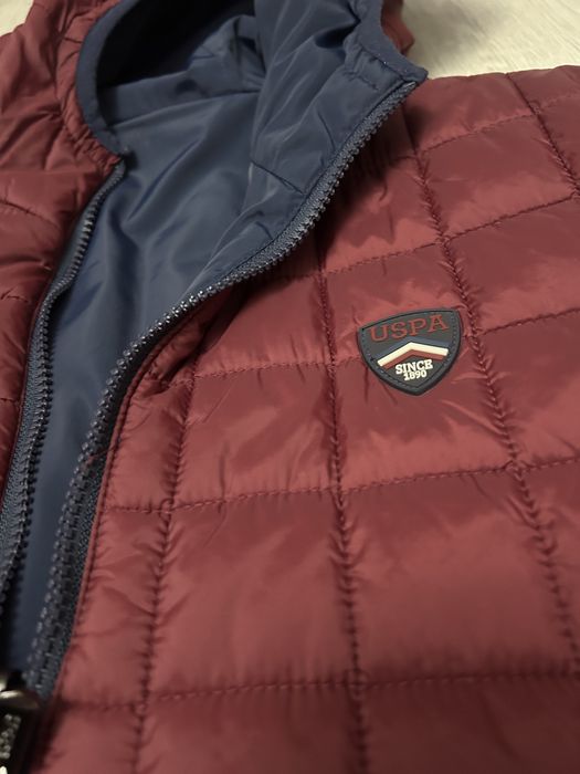 Оригинално Мъжко двулицево яке Polo Uspa