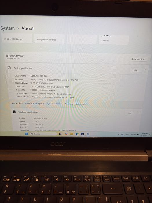 Acer Aspire A715-72G