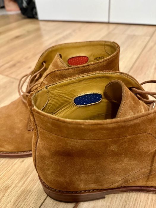 Ghete piele intoarsa Paul Smith