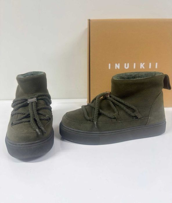 INUIKII Classic Low Olive (Като нови) - Размер 38 (24 см стелка)