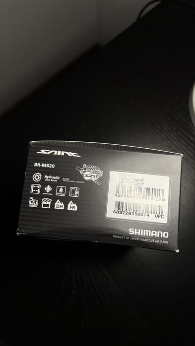 SHIMANO BR-M820 Etrier de frână Saint hidraulic Post Mount+plăcuțe H03C