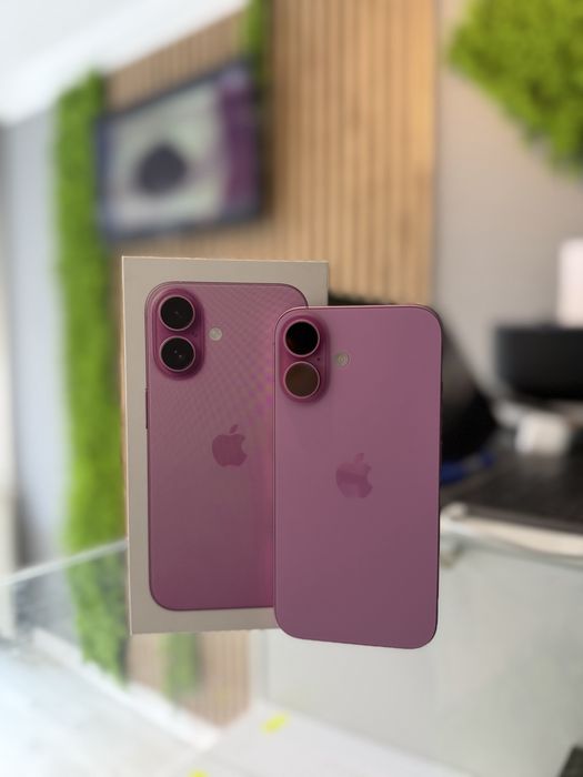 **ATS GSM**iPhone 16 128Gb Pink/Baterie90%/Grad A/Fact+Gar 12 luni