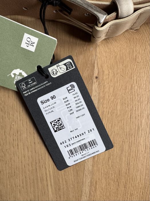 Marc o'polo колан от естесвена кожа mod.ash