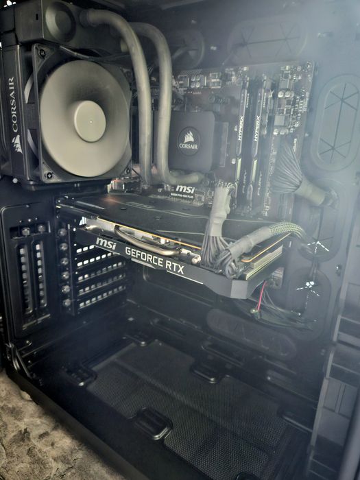 Геймърски компютър/ Ryzen 7/RTX 2070/16GB RAM/Водно охлаждане