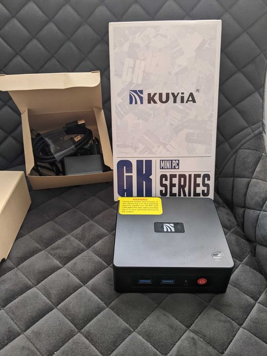 Kuyia Celeron J4105 Mini PC 8GB DDR 256GB SSD 4K Dual HDMI WiFi 5 Gigabit Ethernet USB 3.0 BT4.0
