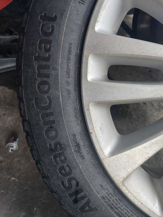 4бр. гуми 215/55/17 Continental и Mishelin All season, M+S dot22 6.0mm