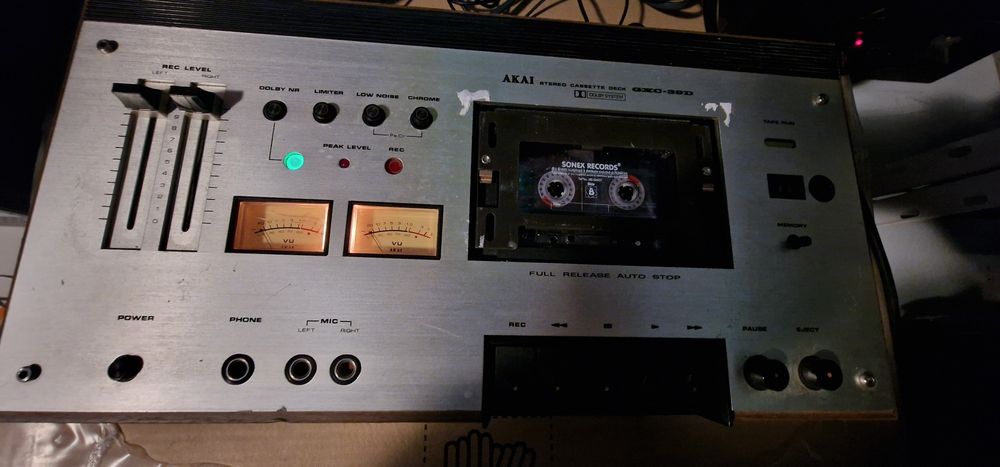 Casetofon/deck de casete stereo, AKAI, GXC-39D