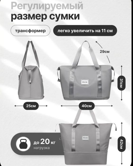 Сумки дорожные новые.