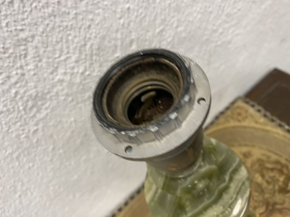 Винтидж лампа оникс Германия 1960 1970