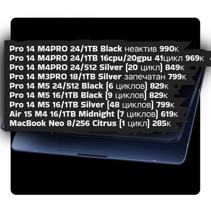 Macbook Air/Pro m3 m4 m5