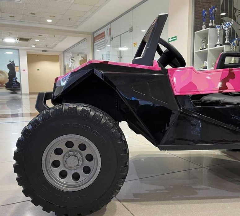 UTV electric pt 4 copii, Kinderauto BJX1928 24V 14Ah , 500W PINK CAMO