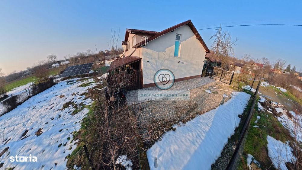 Casă P+M com. Drăgănești,mobilată, utilată + BONUS teren intrav 863 mp