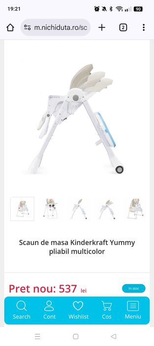 Scaun de masa kinderkraft