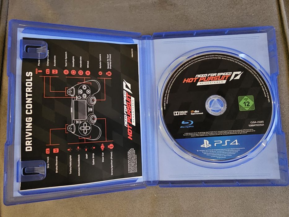 Продам nfs hot pursuit на ps4