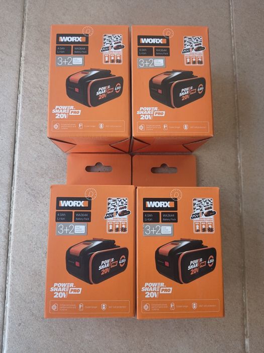 Acumulator Worx  WA3644 4Ah nou,sigilat