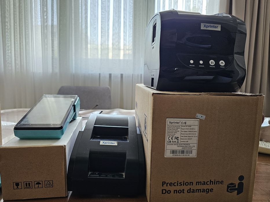 Кассовый аппарат, принтер, сканер