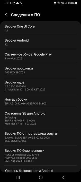 Смартфон Samsung A02s 3/32Gb