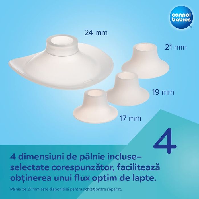 Canpol babies Breast Pumps Hands-Free (pompa de san electrica)