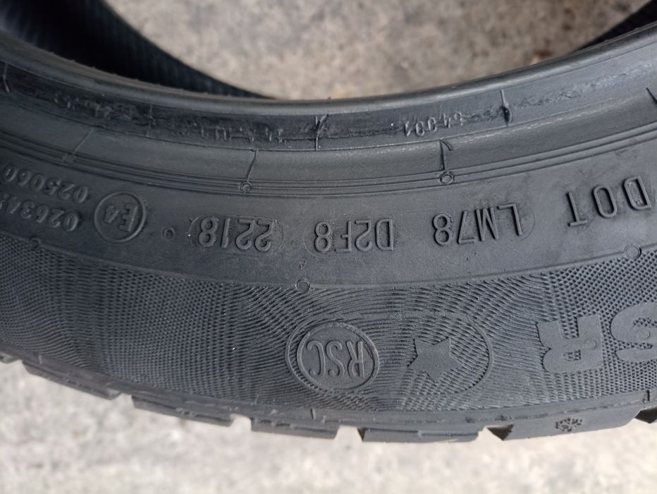 4 anvelope RunFlat de iarna Continental 225/50 R18 dot 2218