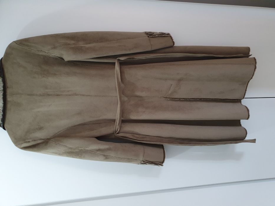 Palton blana artificială damă