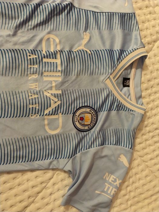 Tricou Manchester City, Puma,de Bruyne Nr 17,pt copii,colecționar/fan