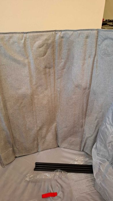 Бебешка кошара TOPMARK NL Parker, Сива