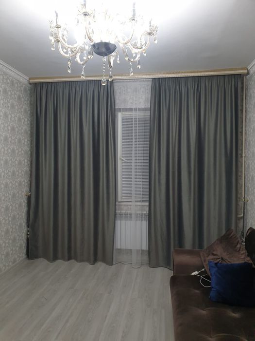 серого цвета шторы