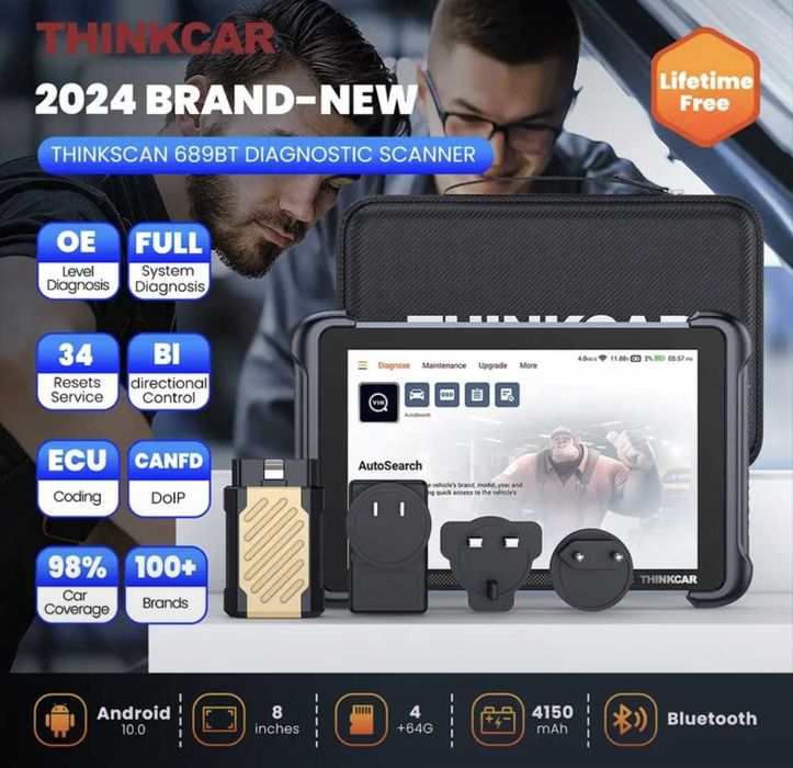 Мультимарочный автосканер 689BT