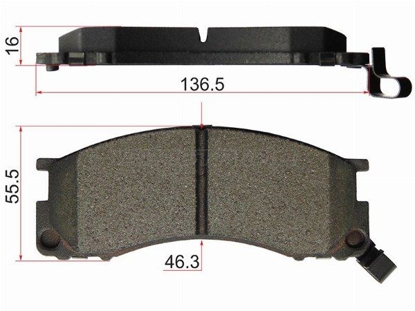 Колодки тормозные передние Toyota Town ace noah