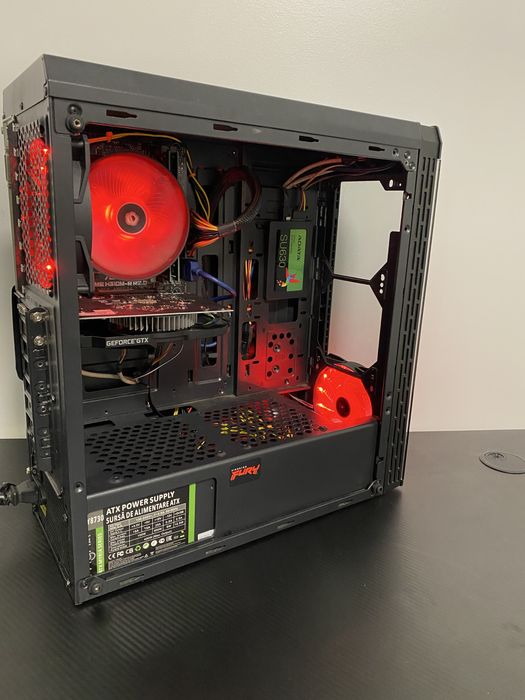 Calculator/PC Gaming i5-9400F + GTX 1650, 16GB RAM + Monitor cadou