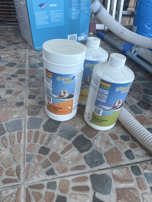 Piscina 400 x 211 x 81   + filtru nisip + accesorii