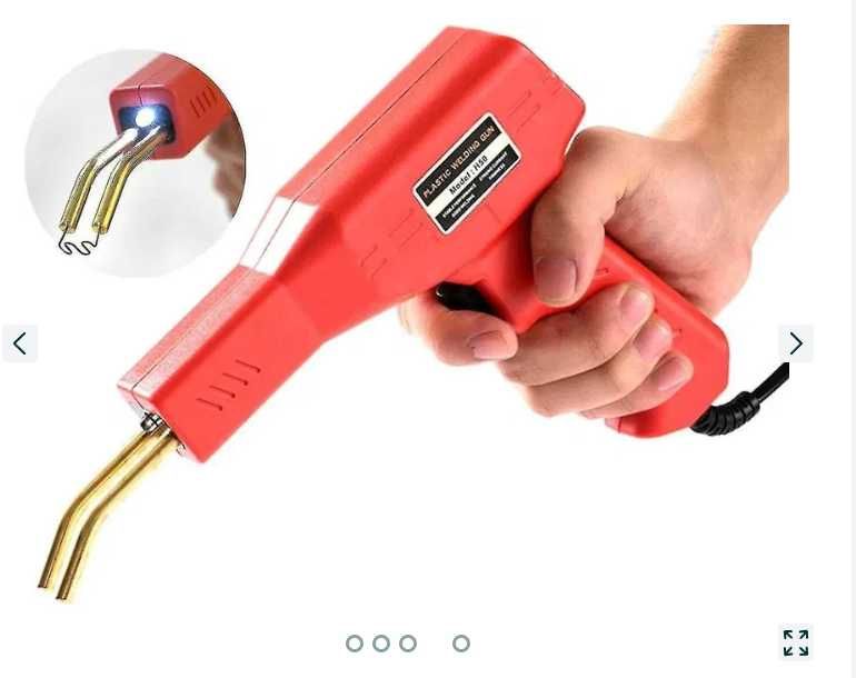 Поялник със скоби за лепене на брони и пластмасови елементи