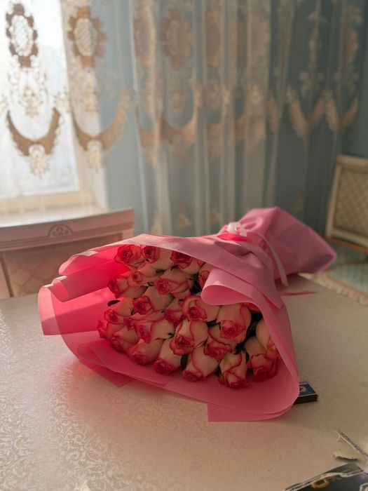 Цветы розы 25 штук