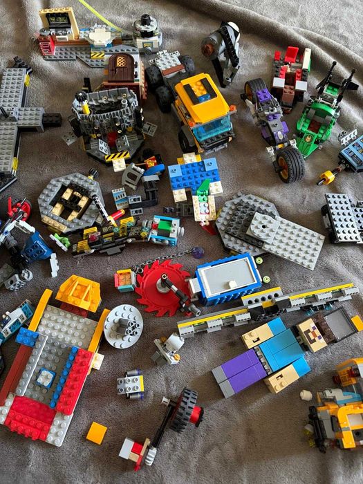 LEGO LOT 15 kg piese originale + 150 figurine + instrucțiuni