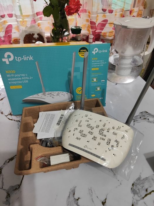 Wi-Fi роутер с модемом ADSL2+, TP LINK
