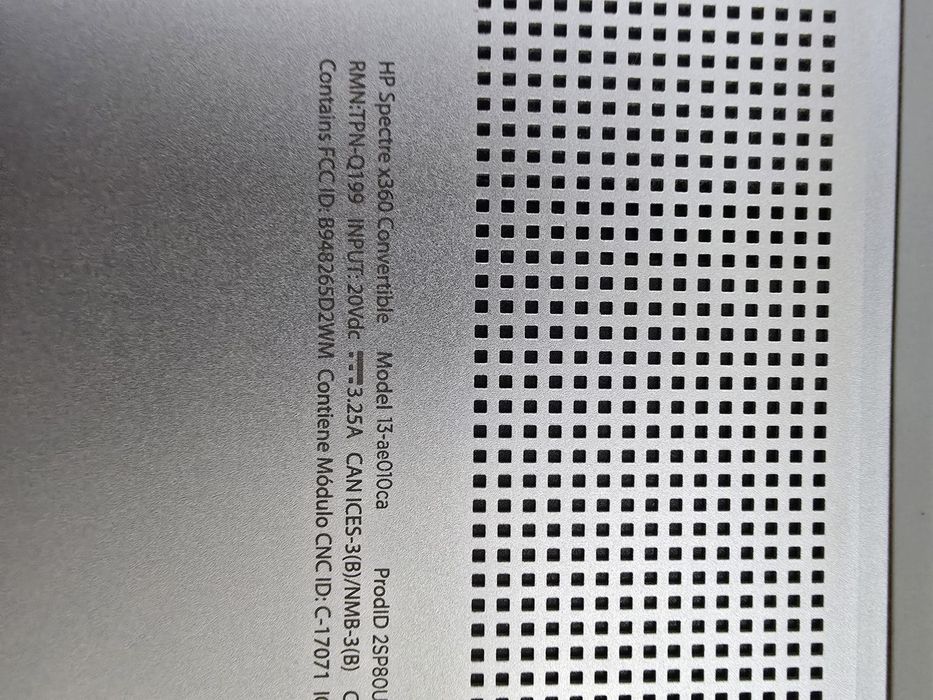 Hp Spectre X360 Amanet BKG