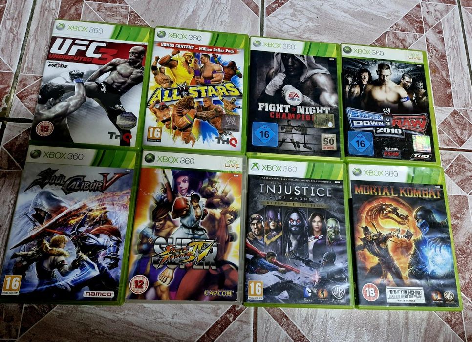 Mortal Kombat/Injustice /UFC 3 Xbox 360