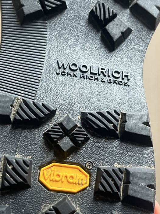Ghete Woolrich, 'heavy-duty', piele naturală, maro