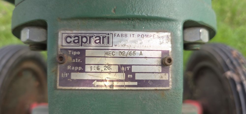 Motopompa pe cardan cărări d2/65a