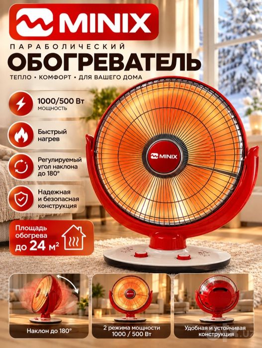 Электрический обогреватель спиральный печка