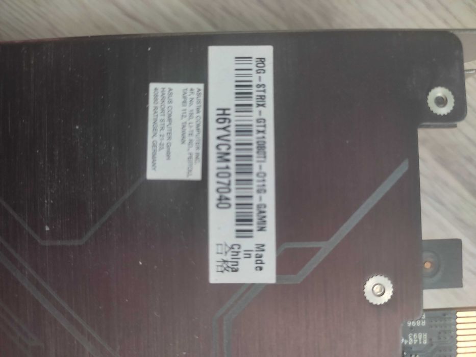 ASUS GTX1080Ti - 11gb  OC