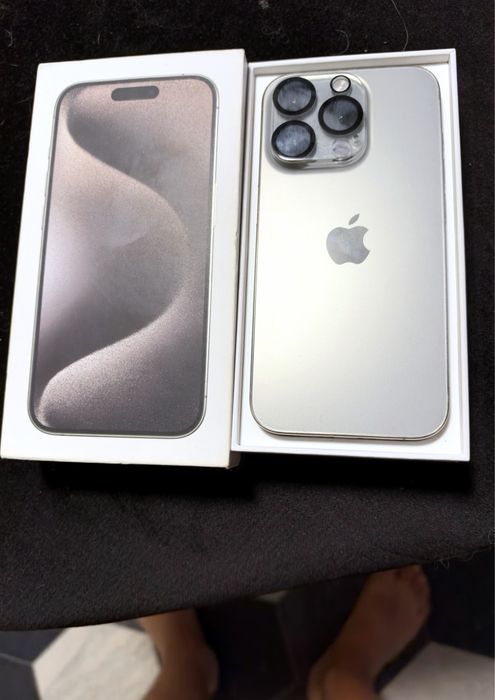 iPhone 15 Pro 128GB Natural Titanium – гаранция до 05.05.2027 г.