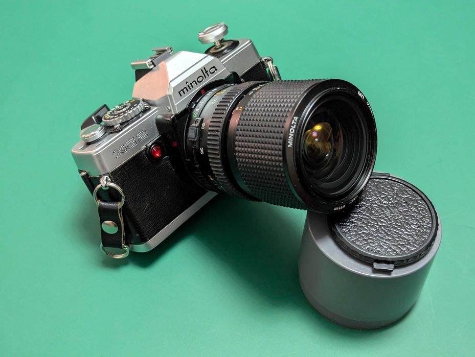 Vand aparat foto film Minolta XG2 Obiectiv 28-85 Macro Functional