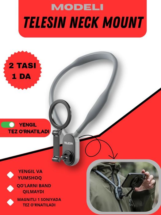 Telesin neck mount