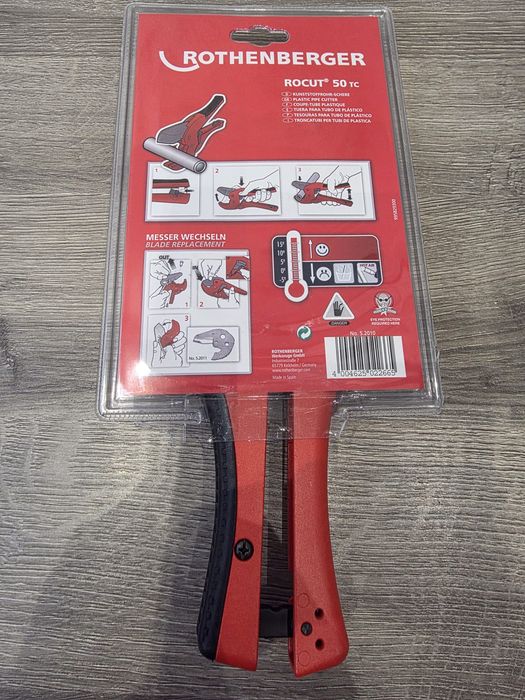 Foarfeca pentru țevi din plastic Rothenberger Rocut 50 TC