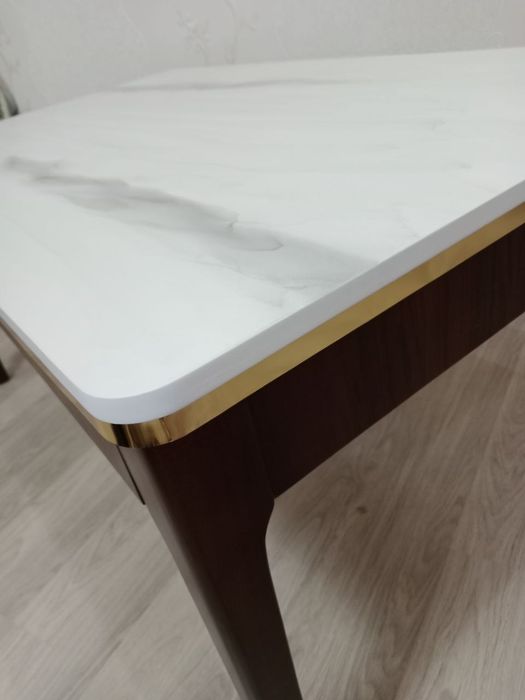 Стол 120×80, столешница из искусственного камня